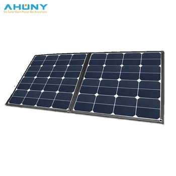 Портативни слънчеви зарядни устройства с мощност 100 W, сгъваеми слънчеви комплекти, преносима сгъваема чанта-одеяло, малка е лесна за енергийната система 5 В 12 В