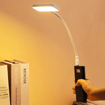 Преносима Usb led лампа dc 5 v, лампа за четене на книги, в 3 цвята, затемняющая нощна настолна лампа за лаптоп Power Bank, PC, лаптоп