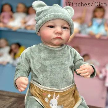 Реалистична кукла-Реборн Levi Буден, Мека на допир, приятната момиче-Реборн Bebe, реалистична кукла-реборн с меко тяло, подарък за рожден Ден