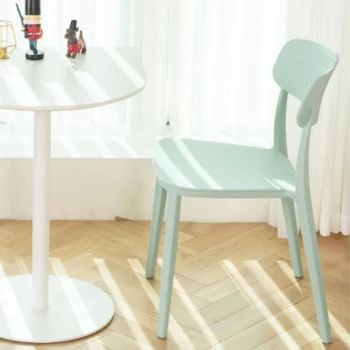 Релаксиращи Трапезни столове за спални, Младежки маса, кафенета, скандинавски, Трапезни столове, Офис Градинска Кухненски Мебели YY50DC