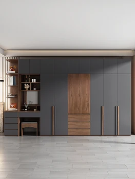 Скандинавски шкаф за дома, спални, с две врати хечбек с гардероб, модерен обикновен шкаф