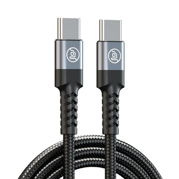 Удължава USB кабел C-C USB кабел, кабел за бързо зареждане PD 60W Type C-Type C-кабел за бързо зареждане