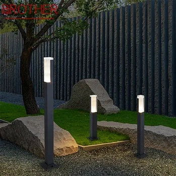 Уличен led лампа Brother за косене на трева, алуминиев водоустойчив градински лампа, творчески декоративна лампа за вила Duplex Park